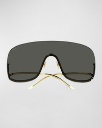 GUCCI Rimless Metal Shield Sunglasses - 4704536 | REVERSIBLE