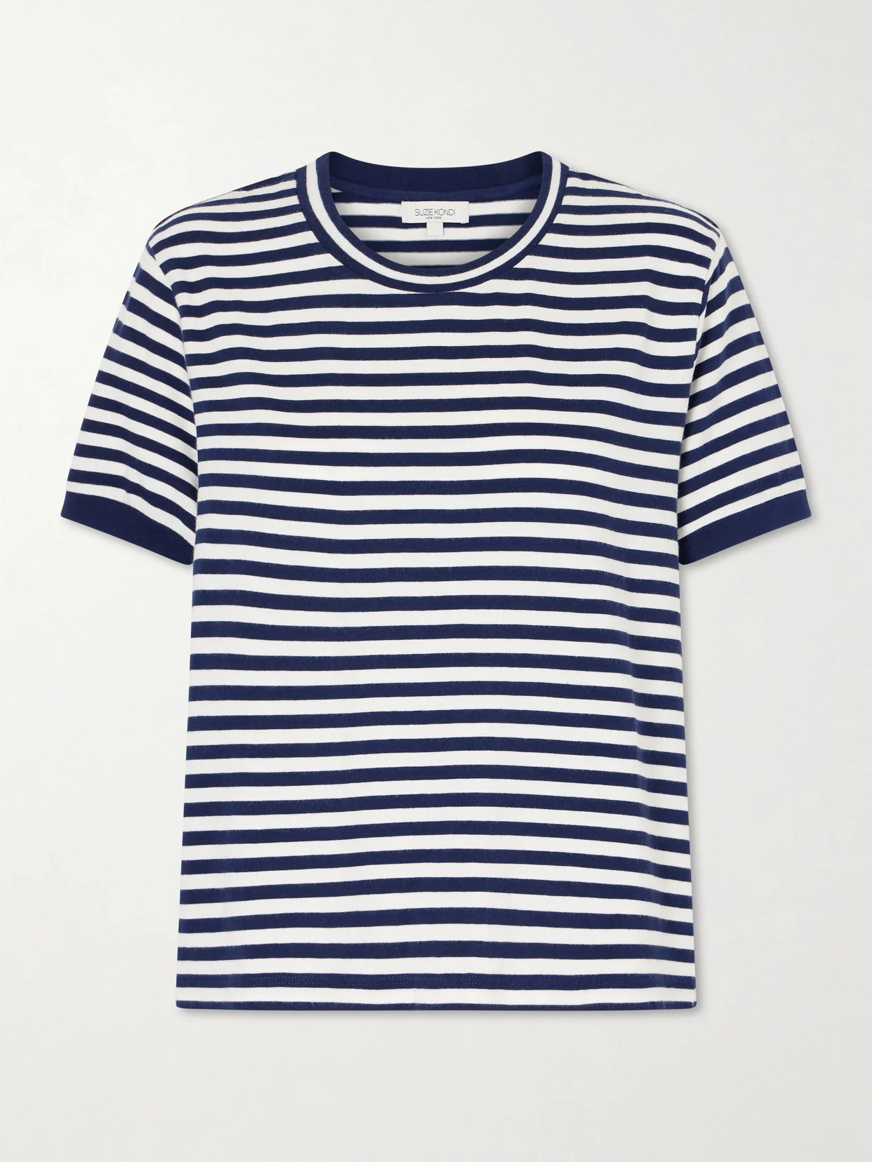Symi Striped Cotton-jersey T-shirt - 1