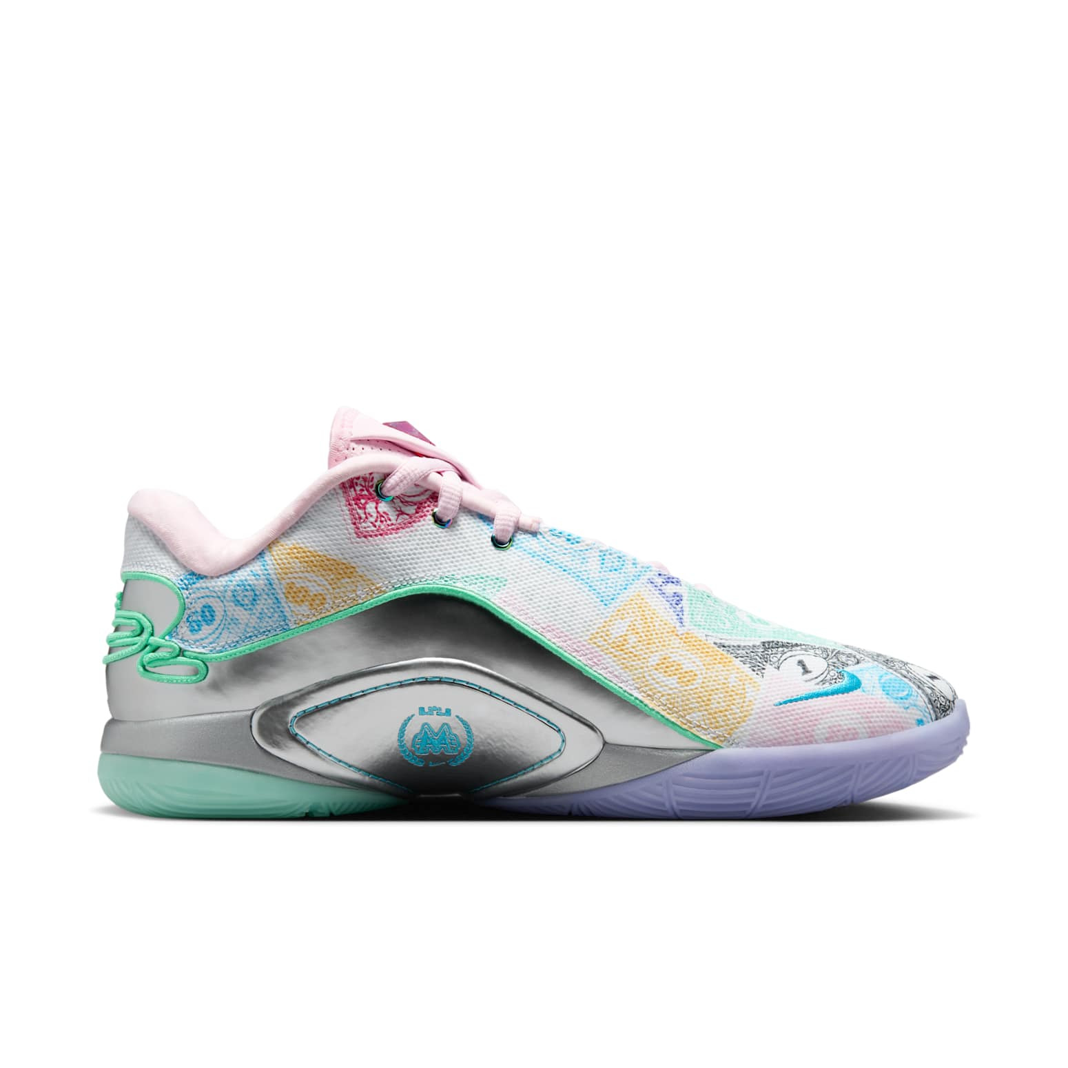 Nike x Monopoly LeBron 22 EP 'Baltic Blue Vapor Green Pink Foam' FZ1097-100 - 2