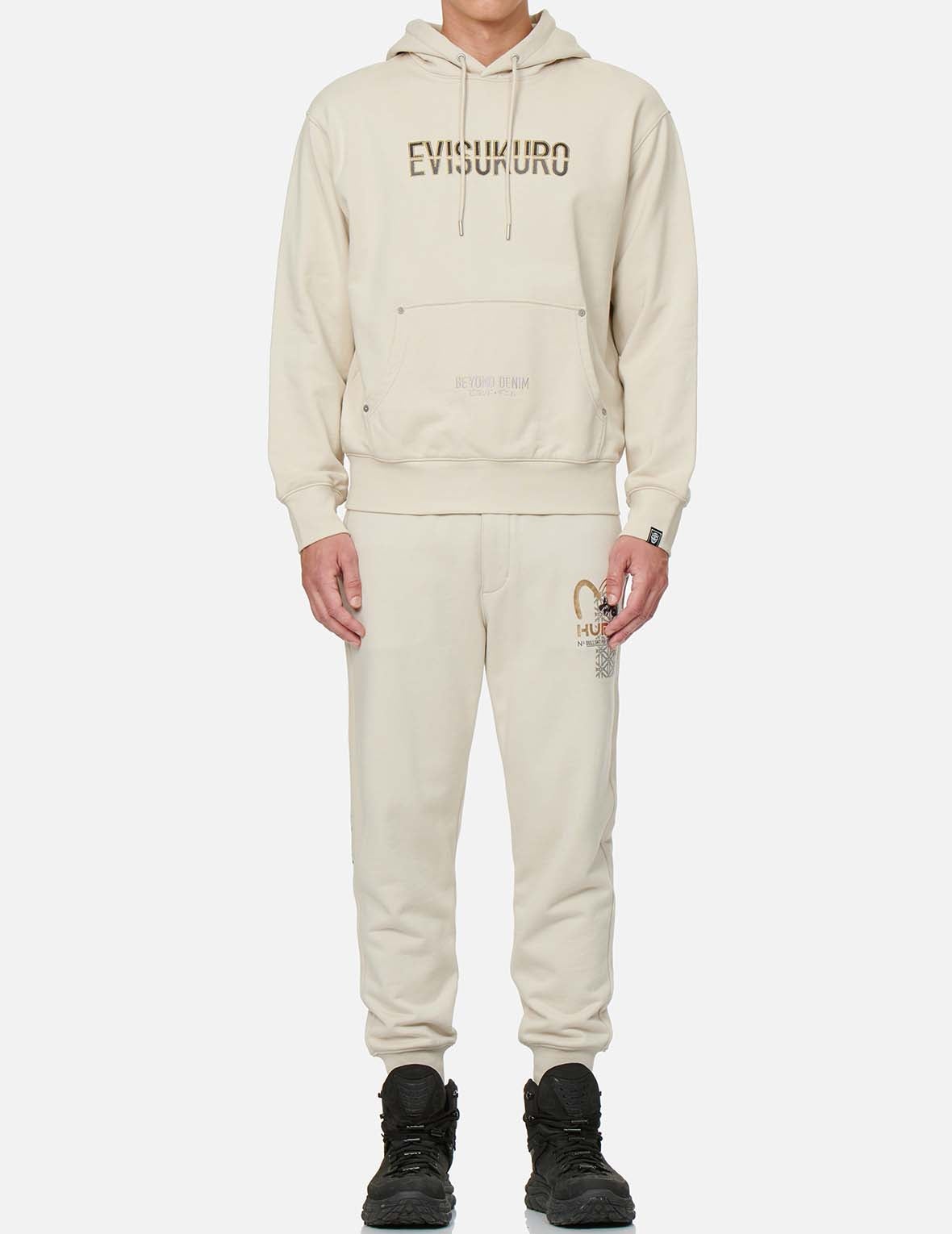 Two-tone Logo Embroidered Hoodie - 5