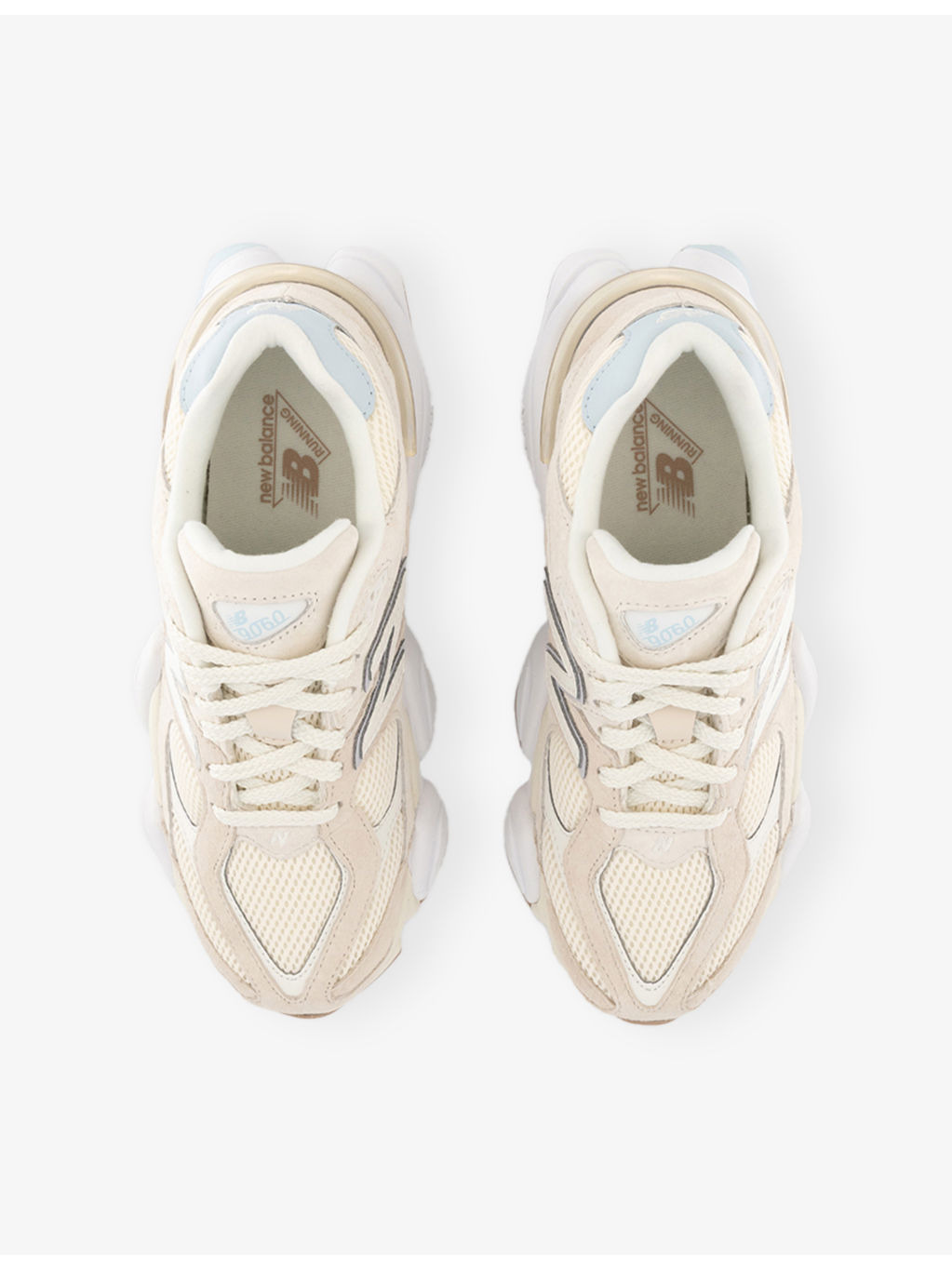 9060 Suede and Mesh Trainers - 2