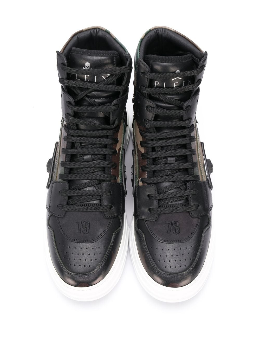 Camouflage High-Top Sneakers - 4