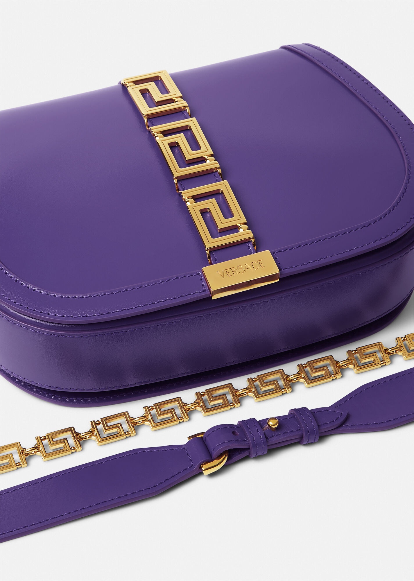 Greca Goddess Large Shoulder Bag - 5