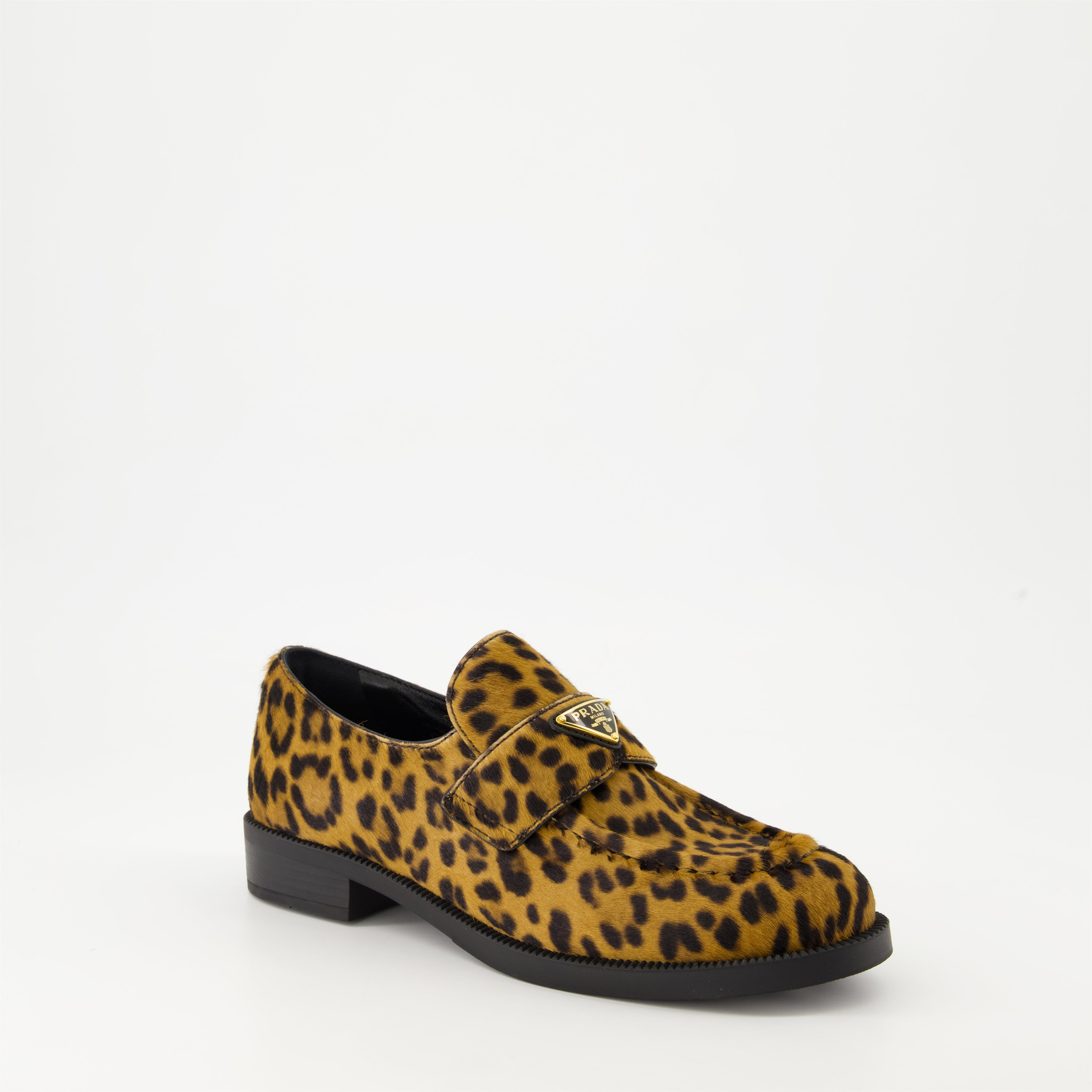 Mocassins en velours léopard - 2