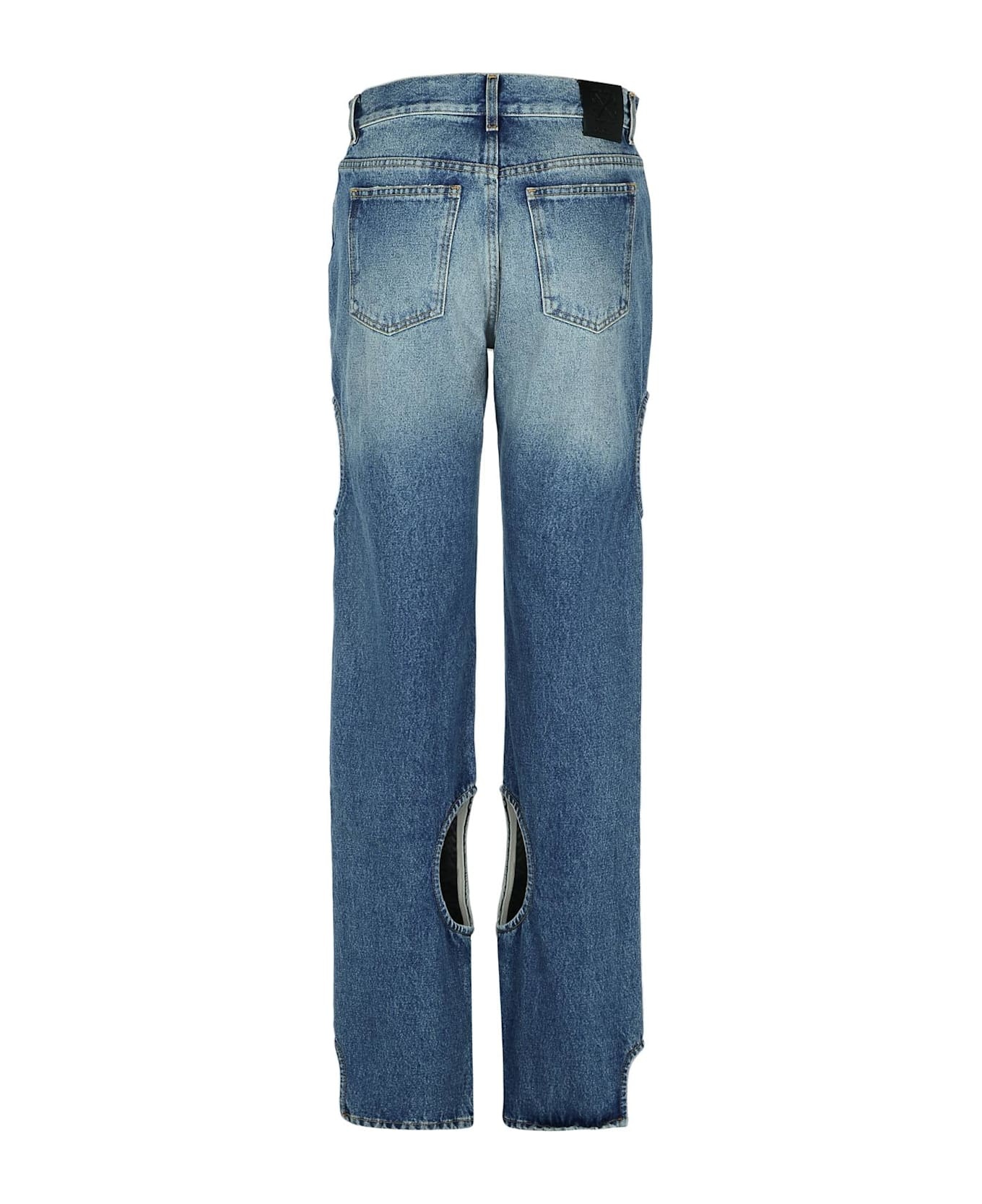 Off-White 'meteor' Blue Denim Jeans | italist | REVERSIBLE