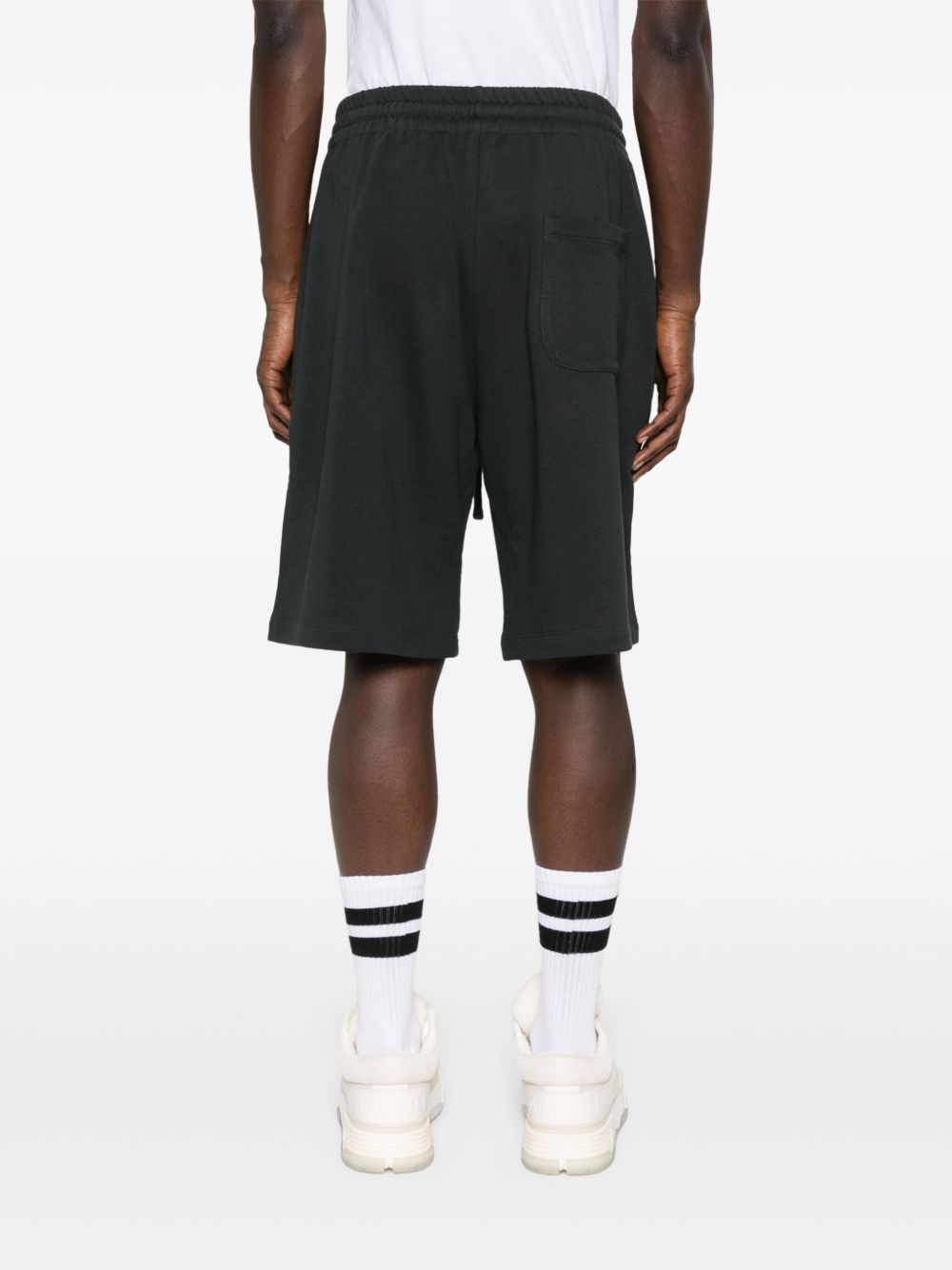 logo-print shorts - 4