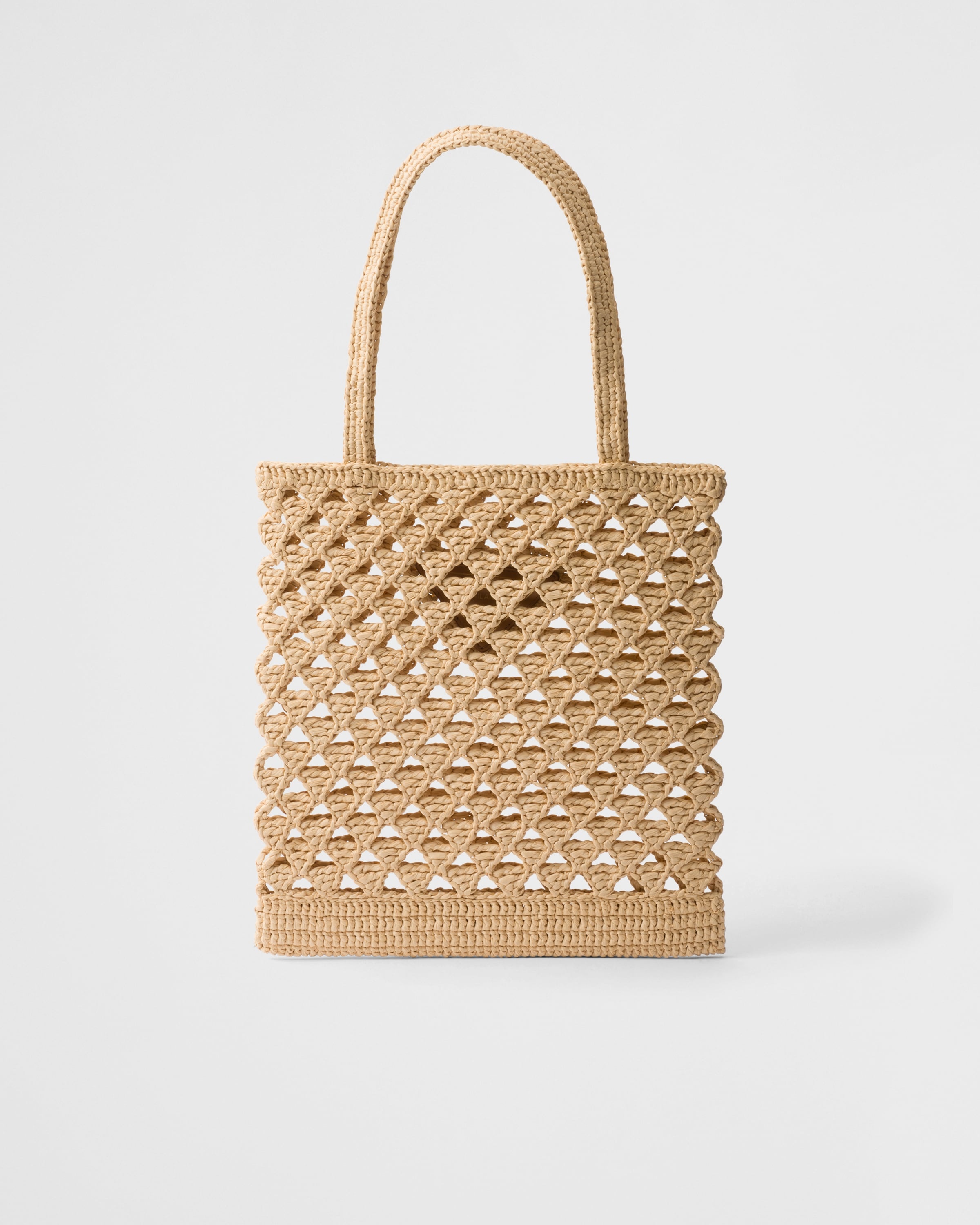 トートバッグ PRADA | Woven fabric crochet tote bag Prada Woven fabric crochet tote bag | REVERSIBLE
