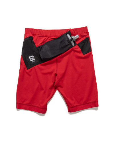 The North Face x Undercover SOUKUU Trail Run Utility Short Tight Chili Pepper Red outlook