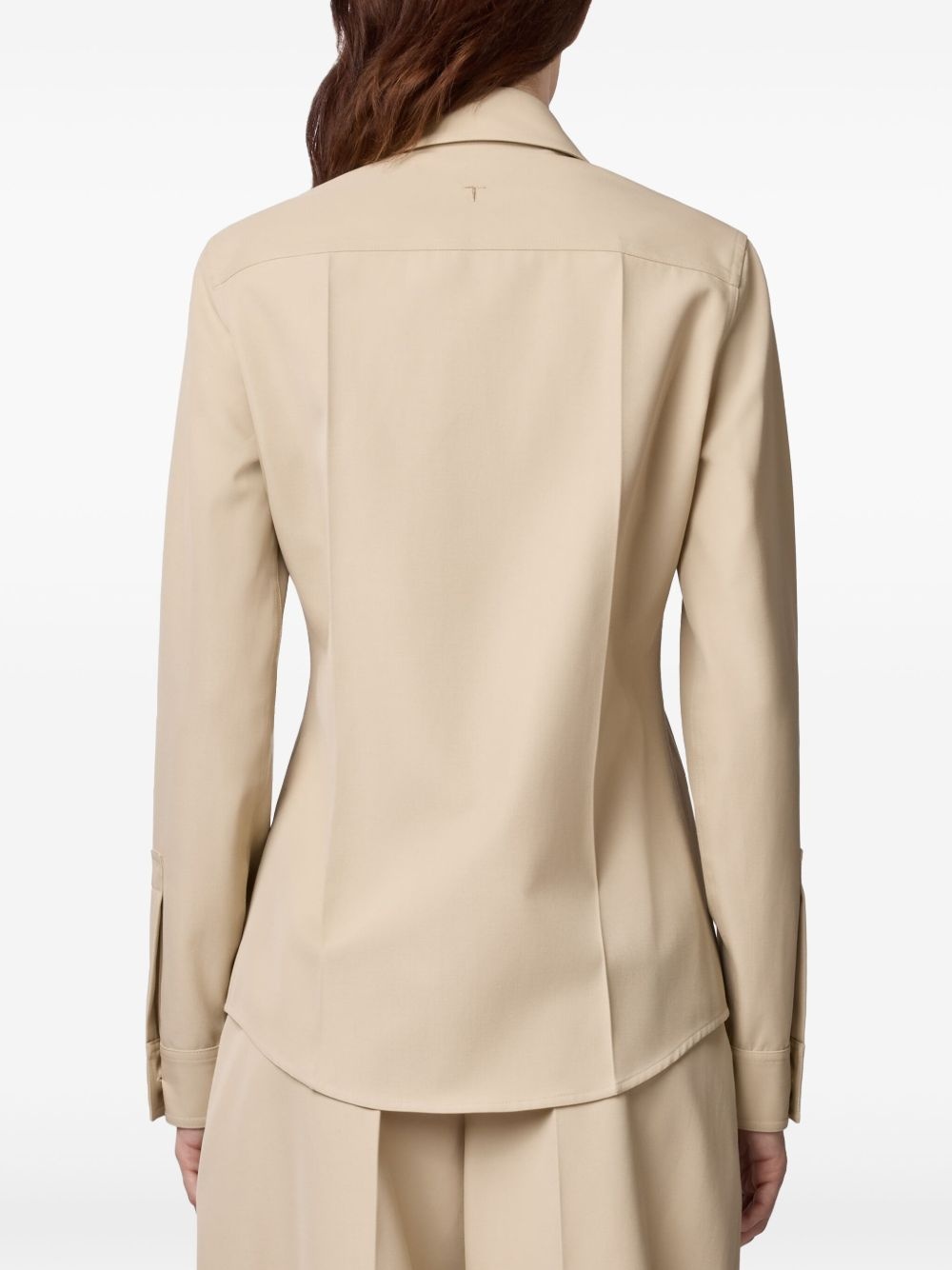 pressed-crease shirt - 4