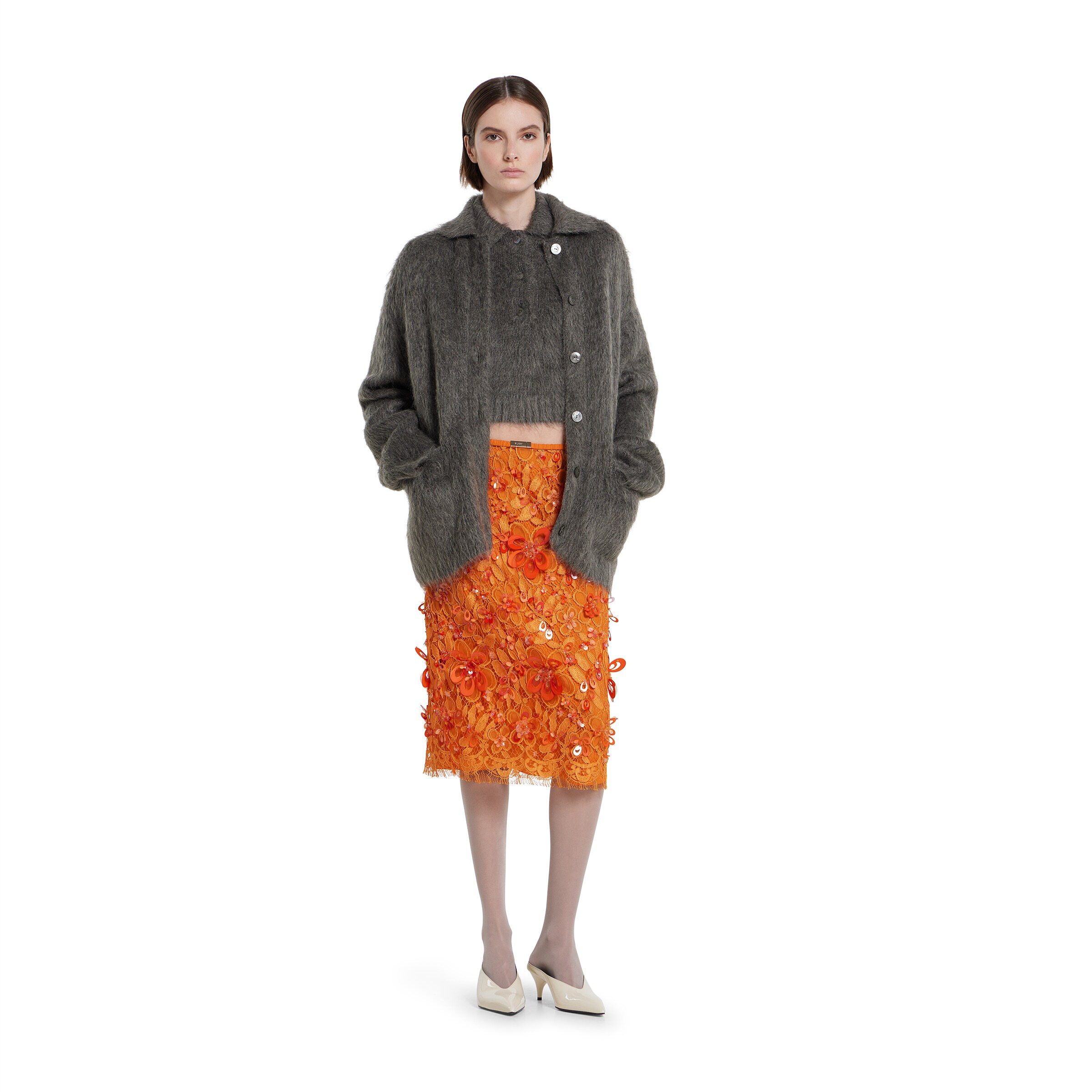 Brushed extra fine mohair cardigan - 2