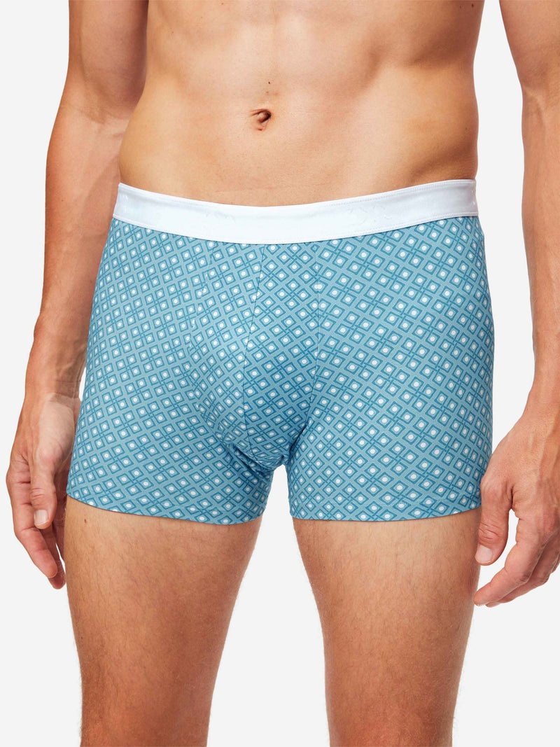 Men's Hipster Geometric Pima 3 Blue - 2