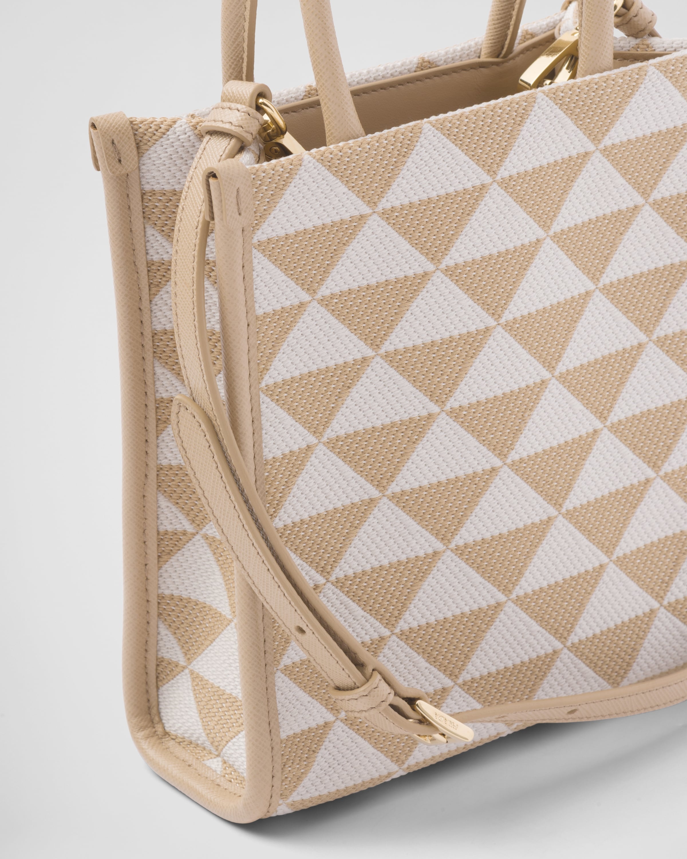 Prada Prada Symbole embroidered fabric mini bag | REVERSIBLE