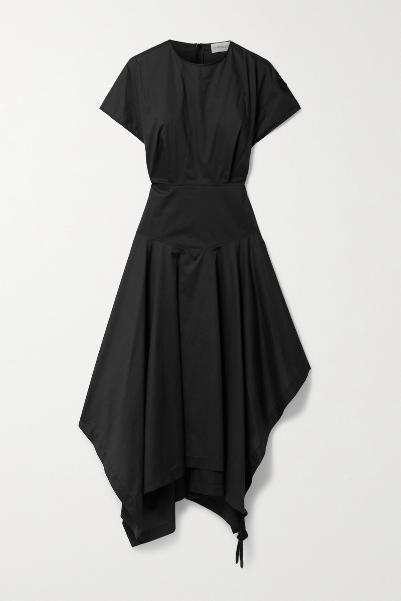+ 1 JW Anderson asymmetric cotton-poplin dress - 1