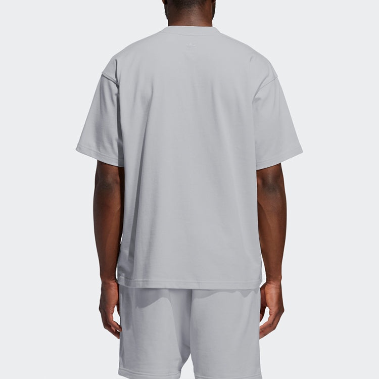 adidas originals x Pharrell Williams Basics Short-sleeved Embroidered Letters Grey GM1959 - 5