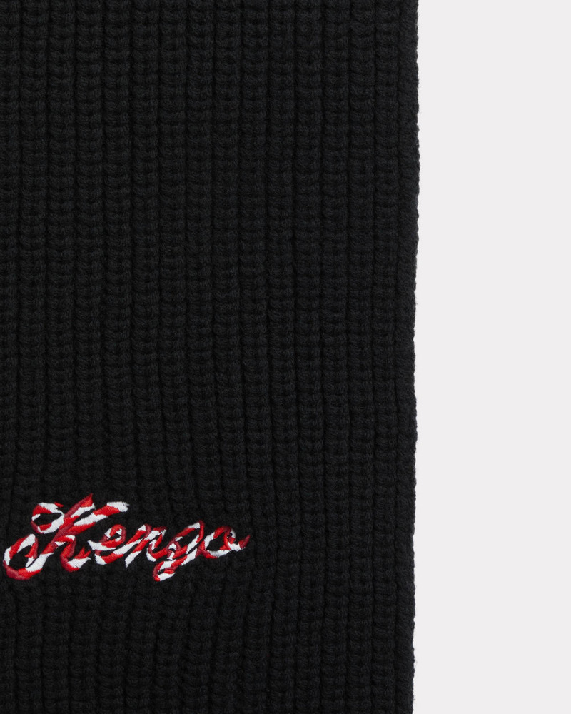 KENZO 'KENZO Winter Holidays' scarf in wool. outlook