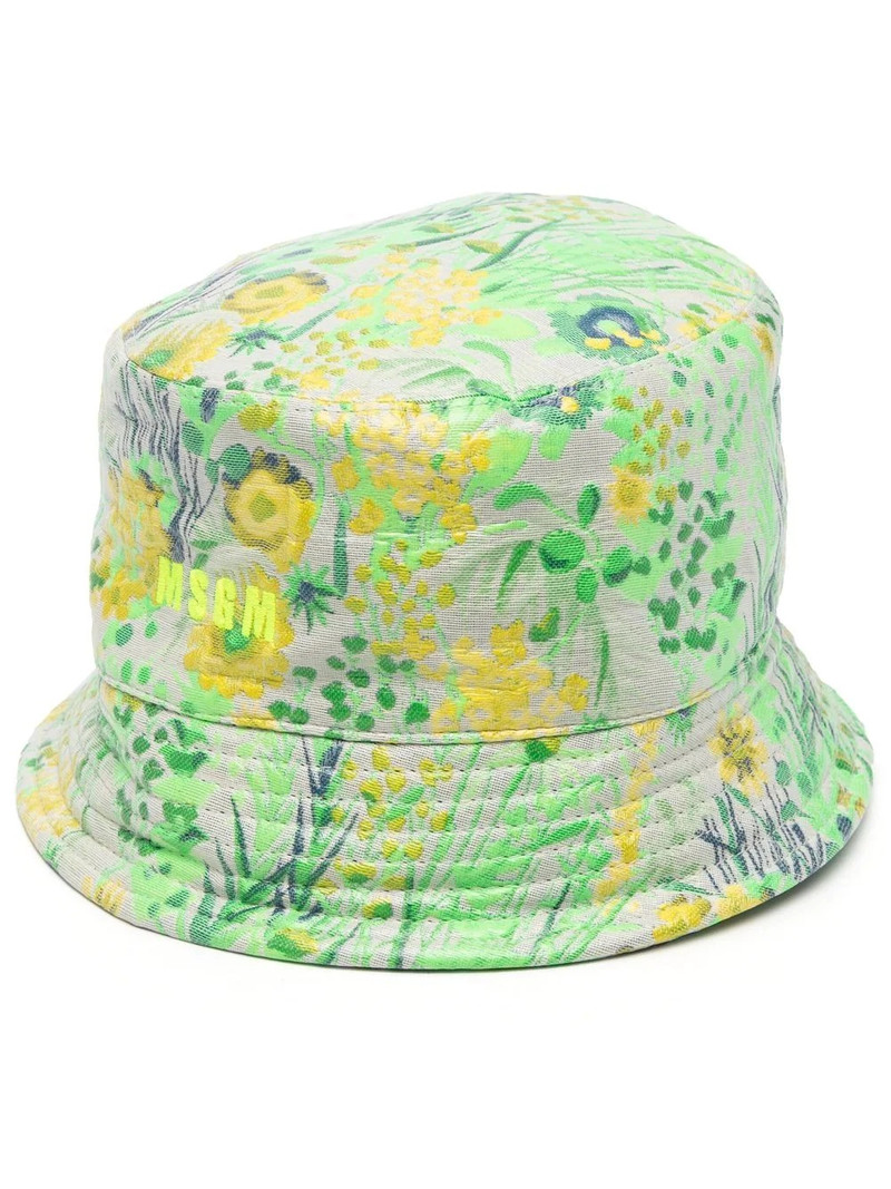 floral print bucket hat 1