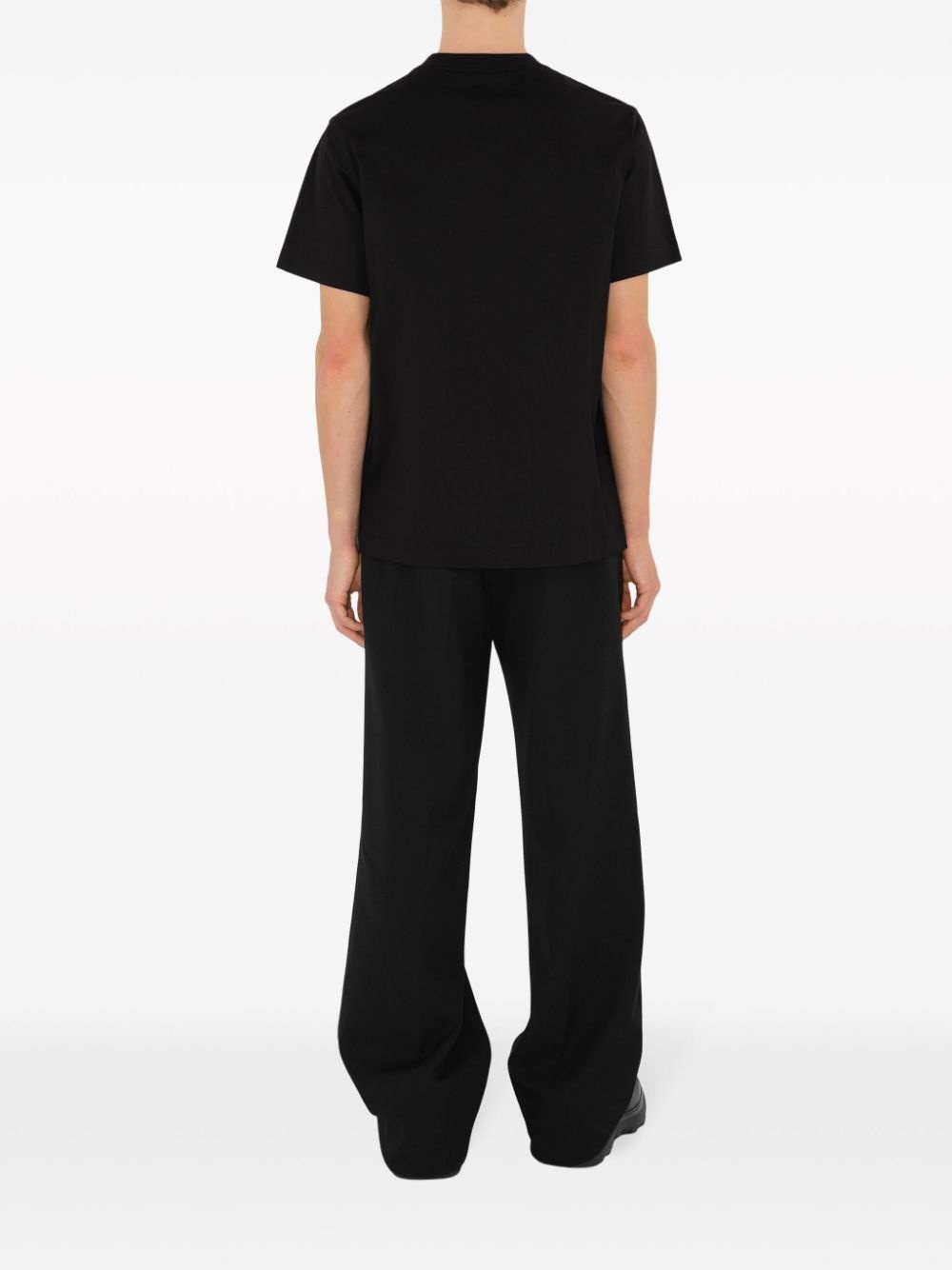 EDK embroidered cotton T-shirt - 4