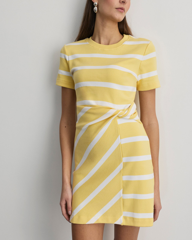 TANYA TAYLOR SHORT STRIPED CODY DRESS outlook
