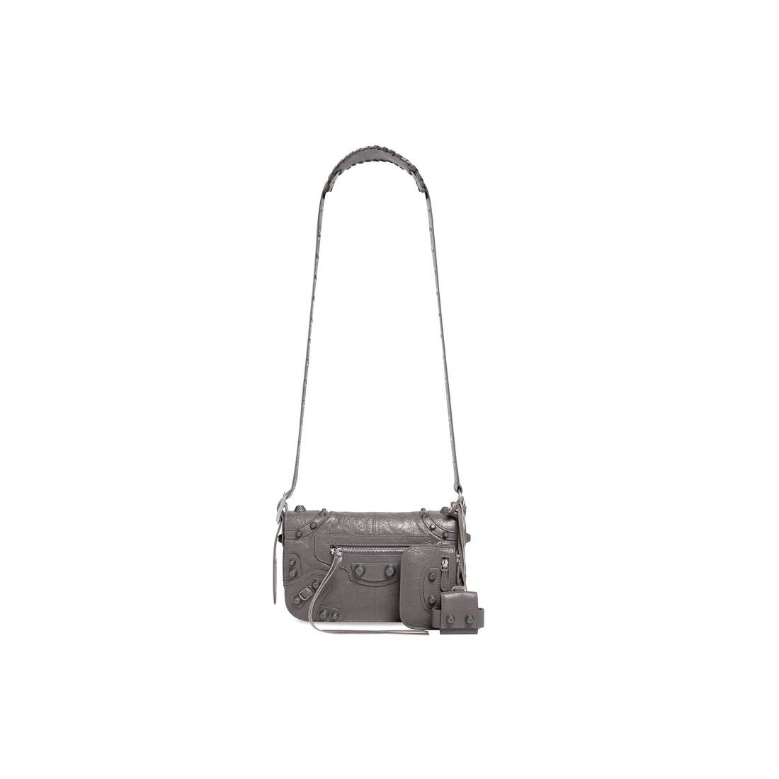 Men's Le Cagole Men Xs Flap Bag  in Dark Grey - 1