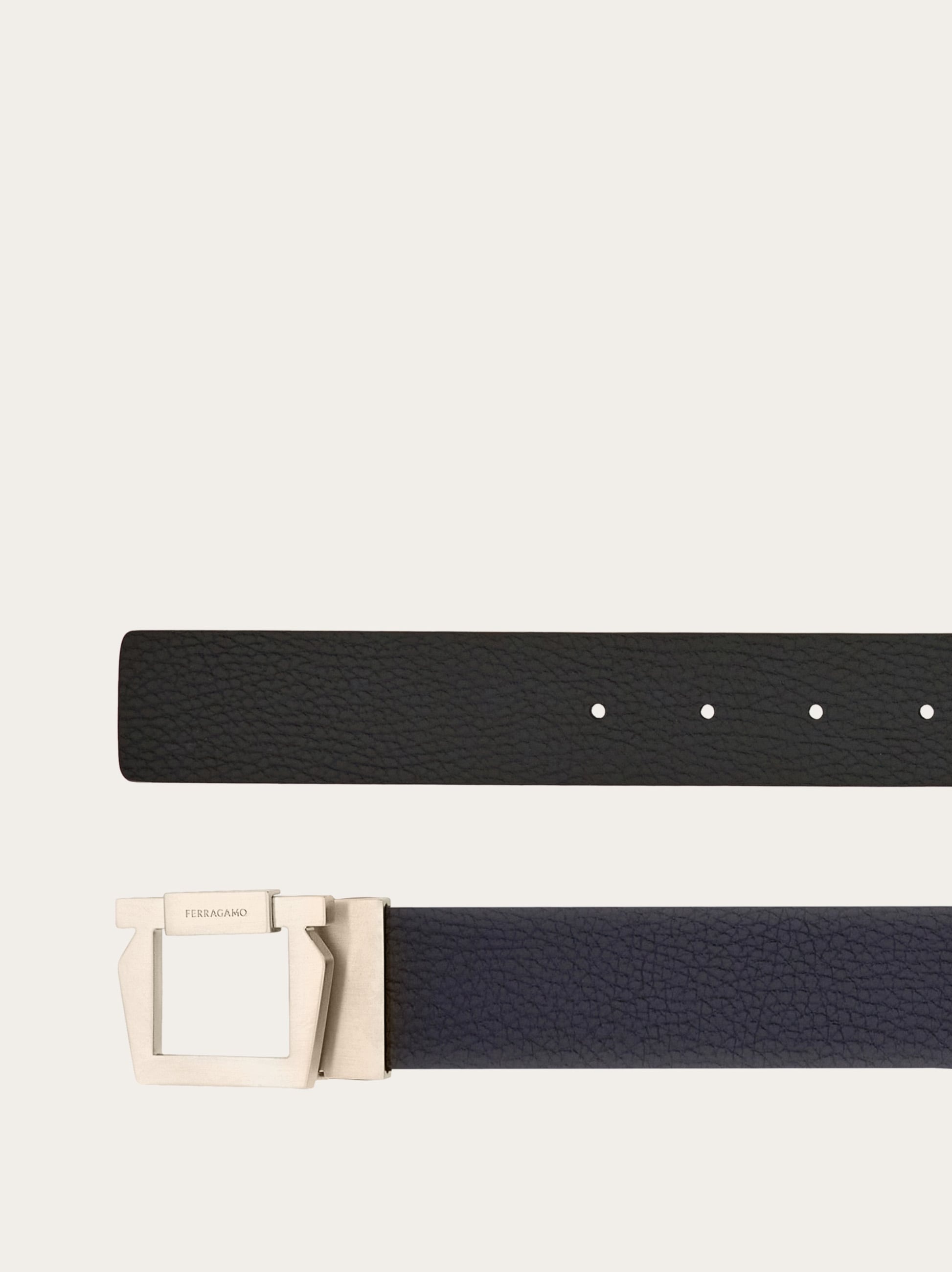 Reversible and adjustable Gancini belt - 4