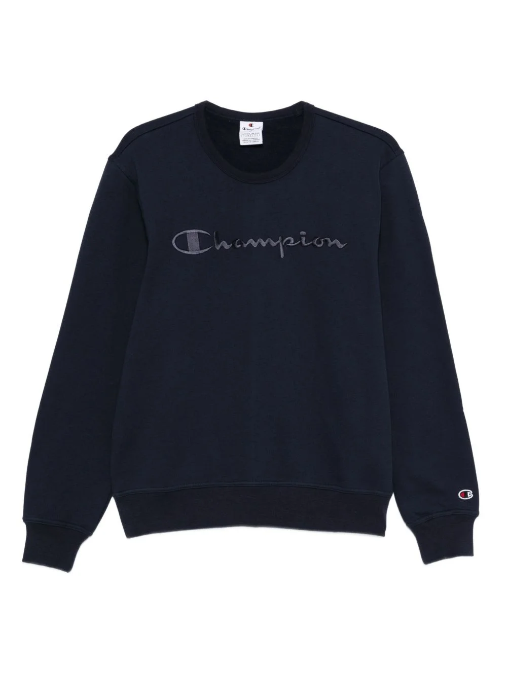 logo-embroidered sweatshirt - 1