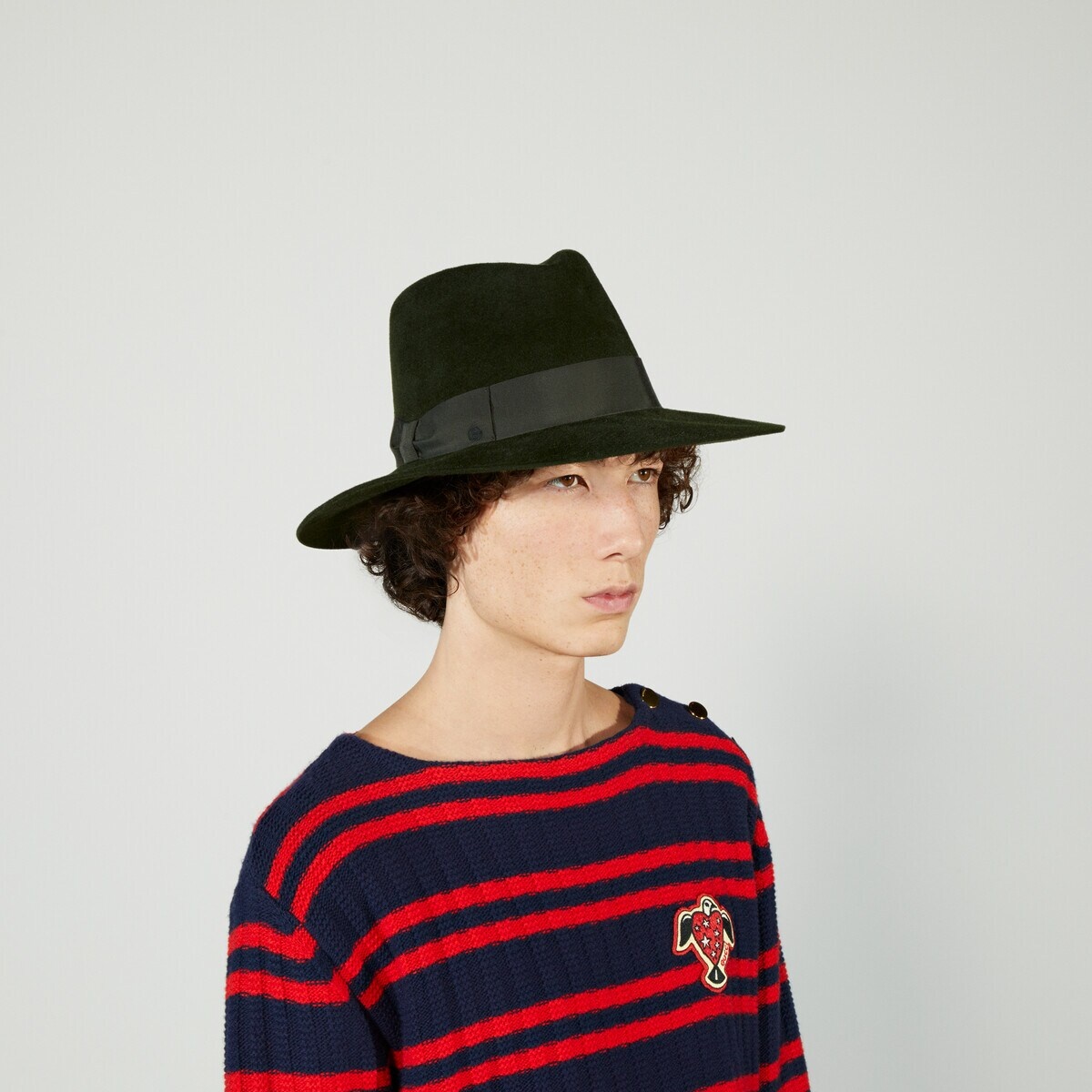 Gucci HA HA HA felt hat - 3