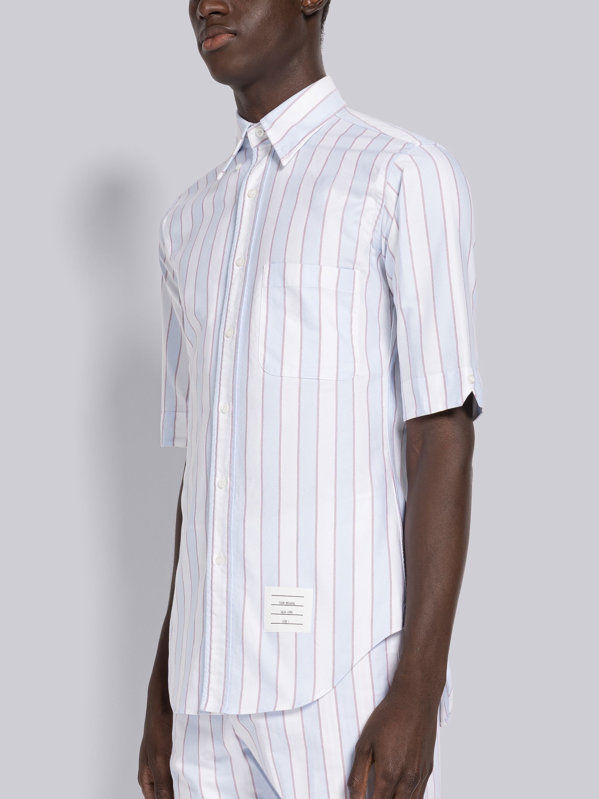 Awning Stripe Oxford Short Sleeve Shirt - 2