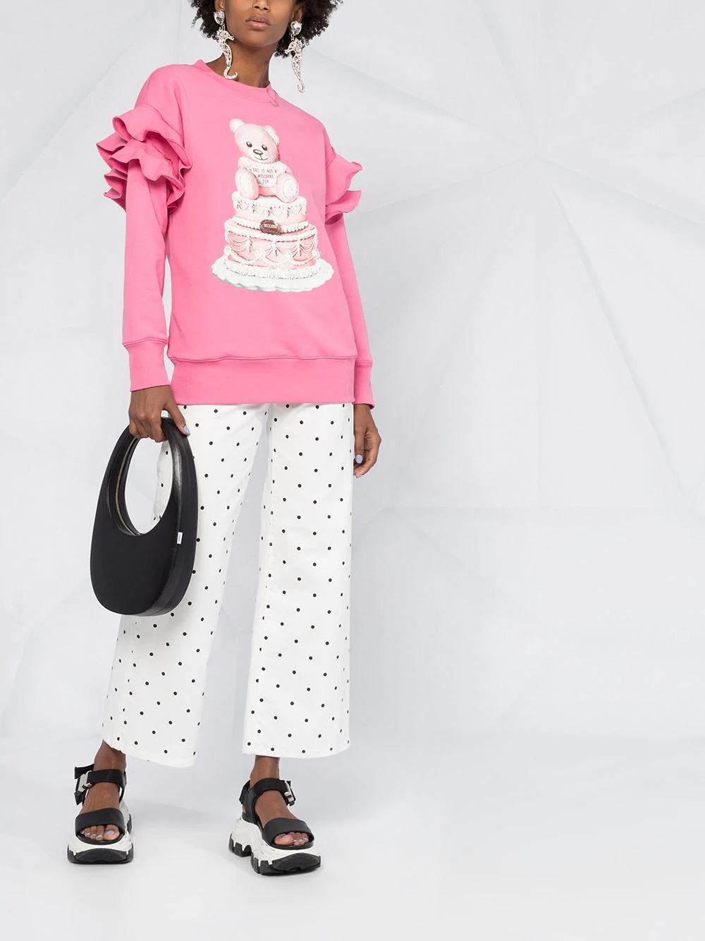 Teddy Bear print sweatshirt - 2