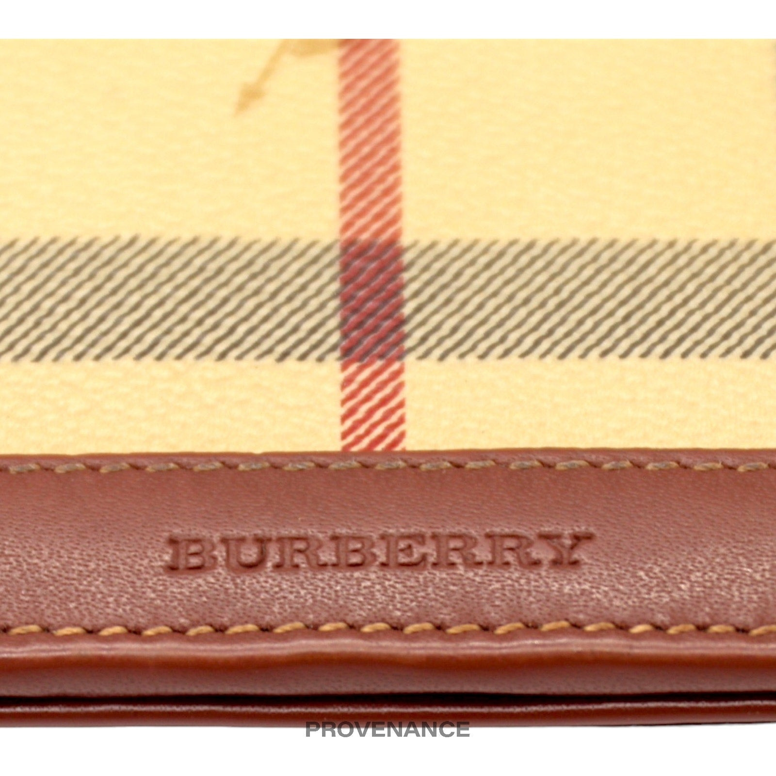 Burberry Long Wallet - Nova Check Brown - 4