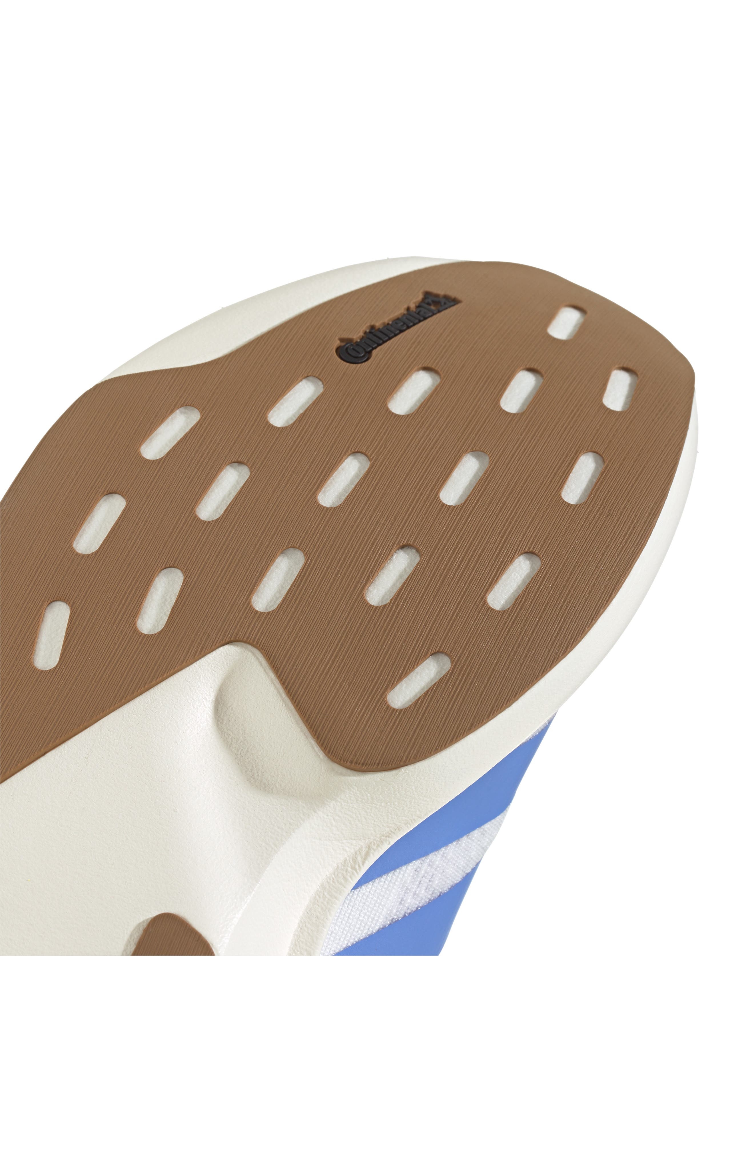 adidas Adizero Evo SL Running Shoe in White/Blue Fusion/Off White at Nordstrom - 7
