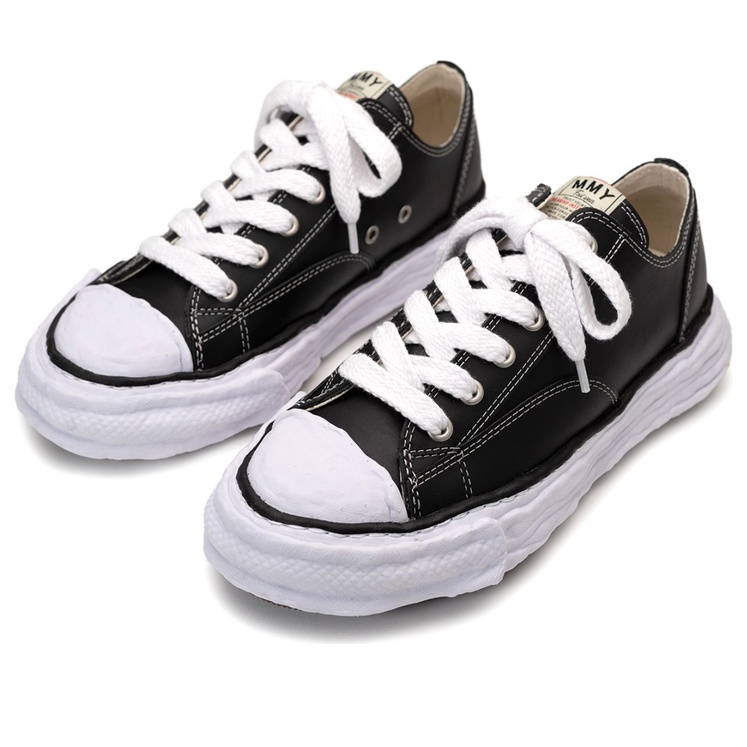 Maison MIHARA YASUHIRO Peterson23 OG Sole Leather Low 'Black' A11FW704-BLACK - 3