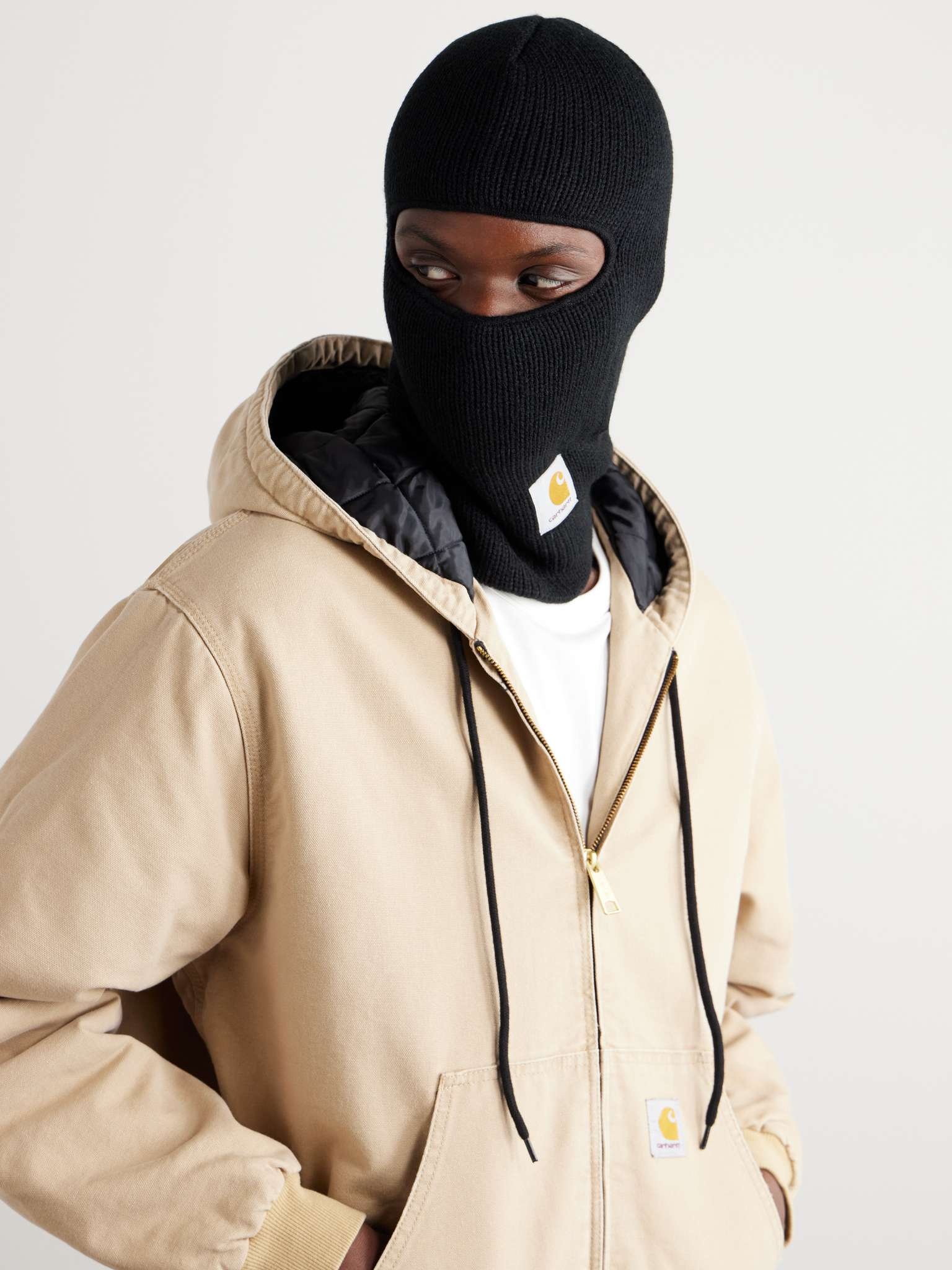 Storm Logo-Appliquéd Ribbed-Knit Balaclava - 2