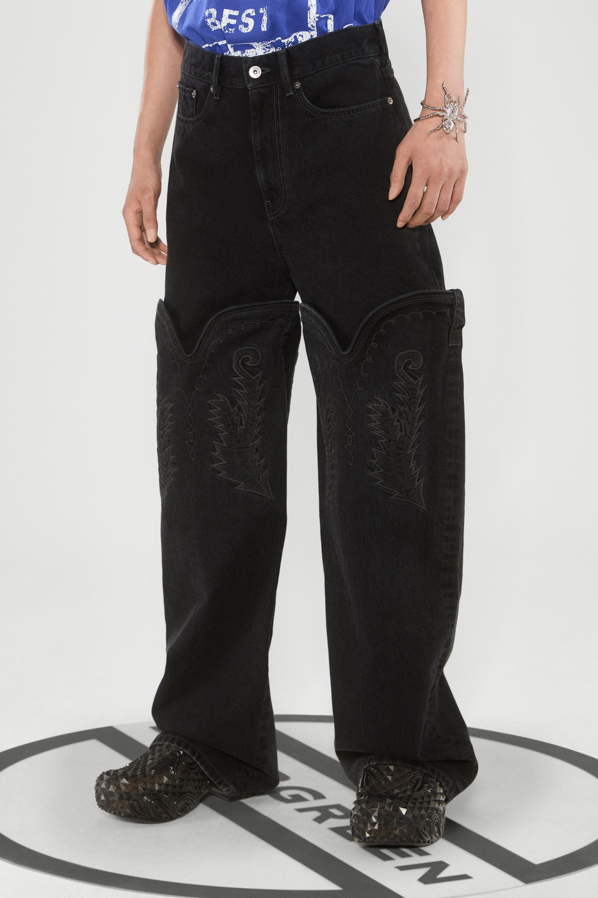Evergreen Maxi Cowboy Cuff Jeans - 5