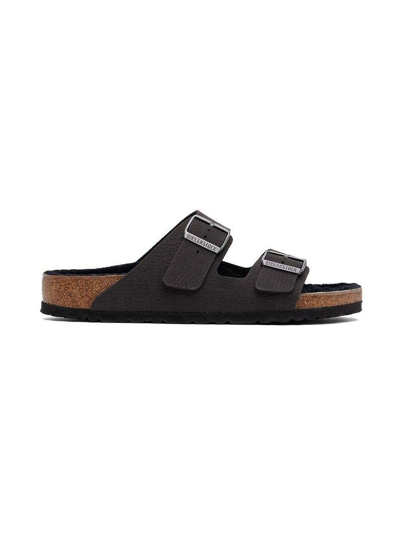 Black Regular Arizona Shearling Sandals 1