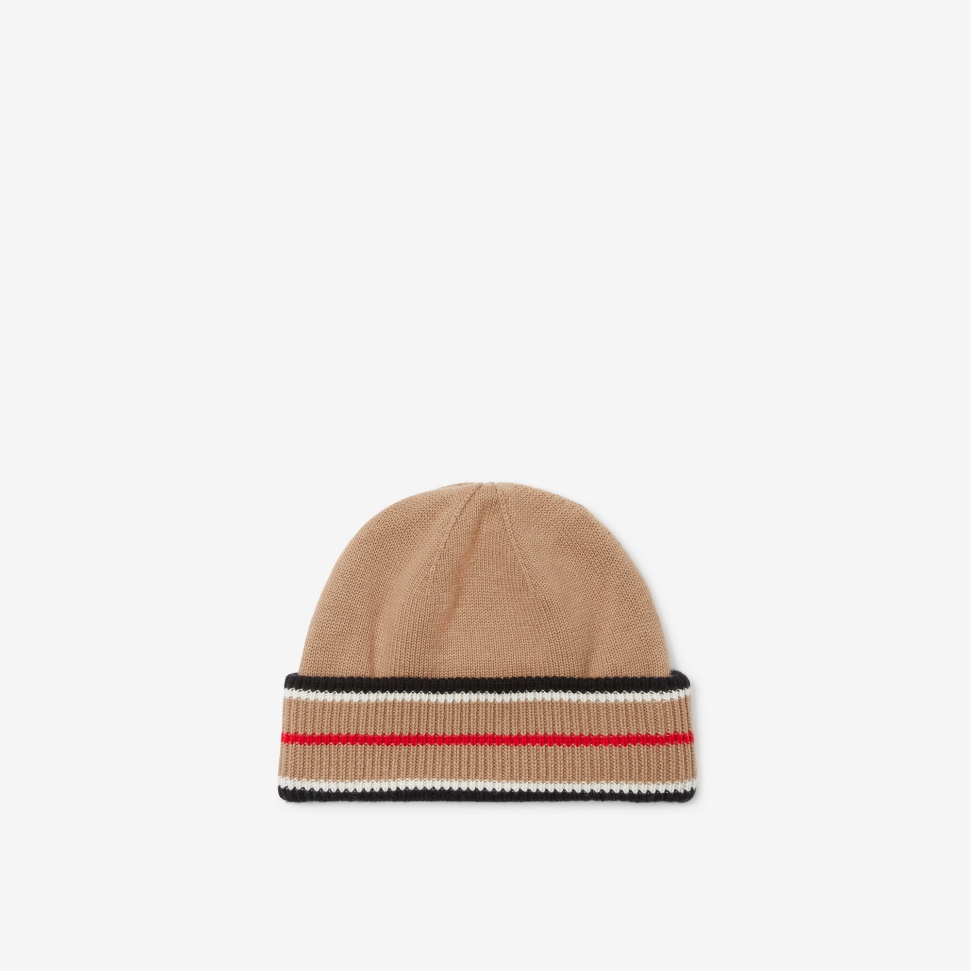 Reversible Icon Stripe Cashmere Cotton Beanie - 2