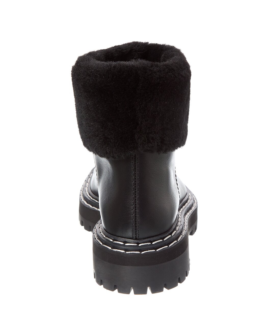 Proenza Schouler Leather & Shearling Boot - 3
