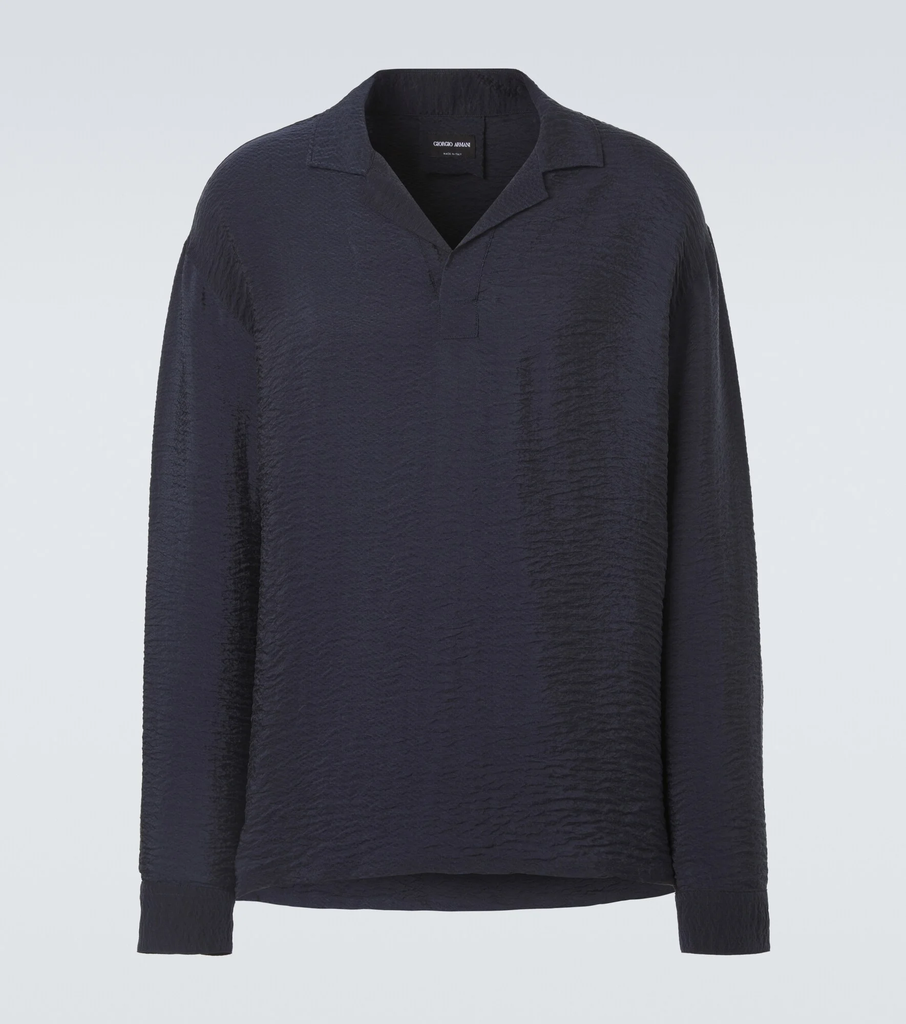 Seersucker polo shirt - 1