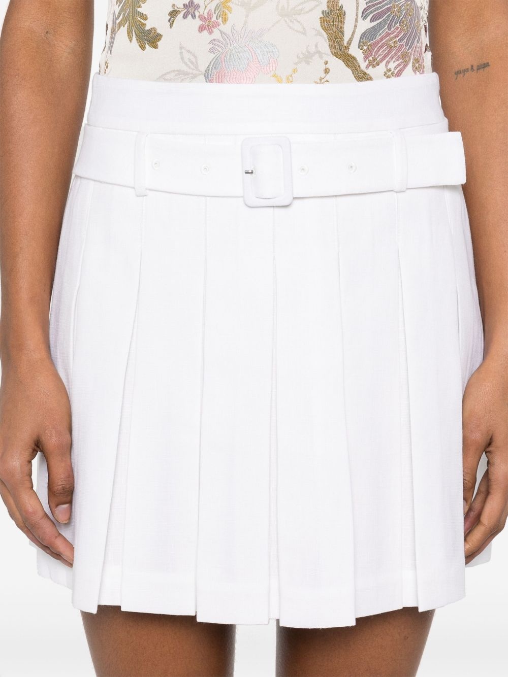 pleated mini skirt - 5