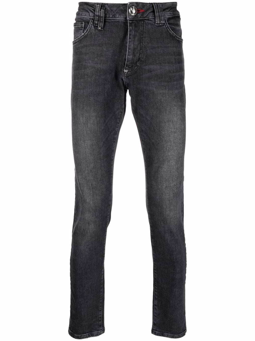 low-rise slim-cut jeans - 1