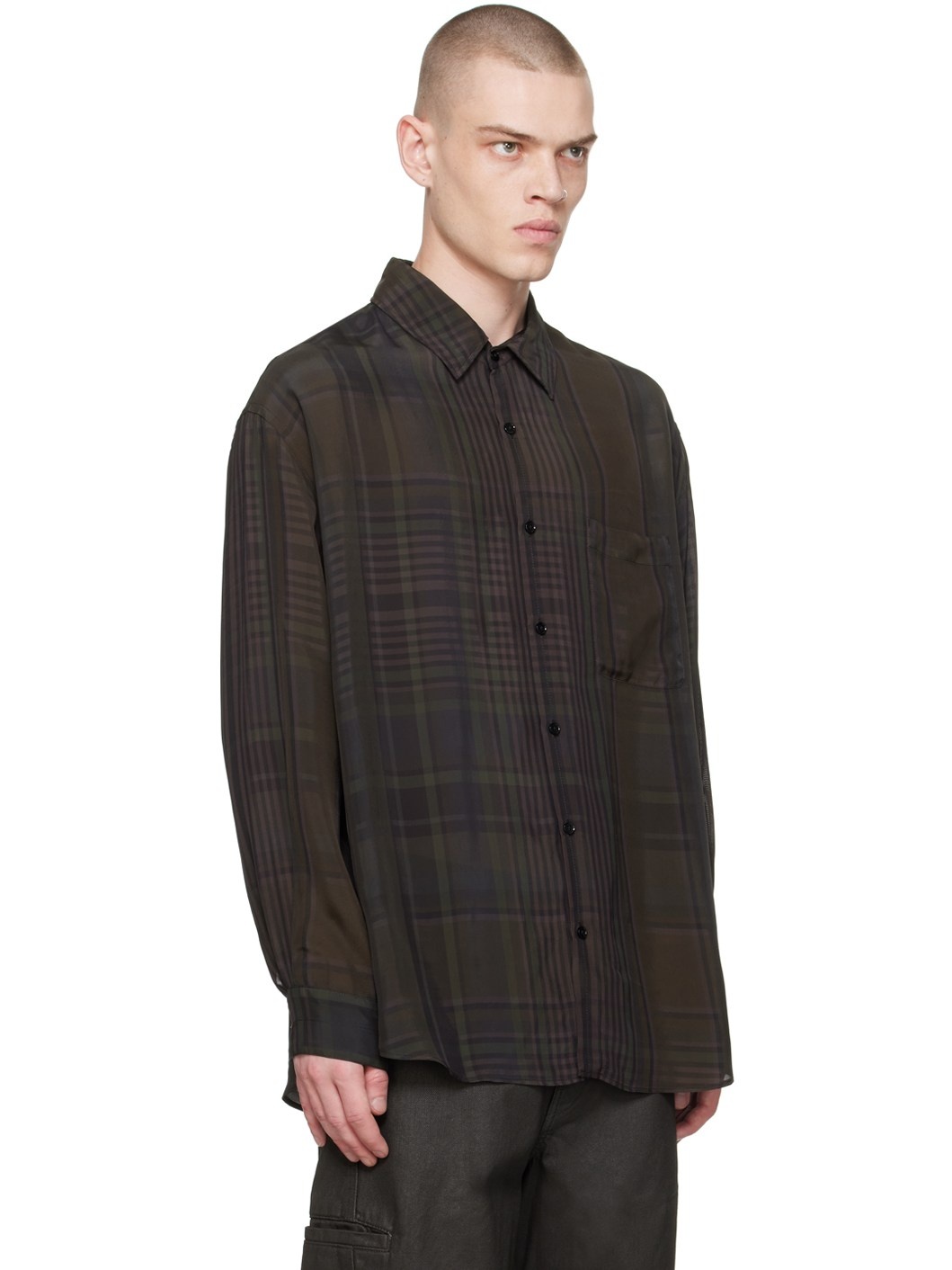 Brown Regular Shirt - 4