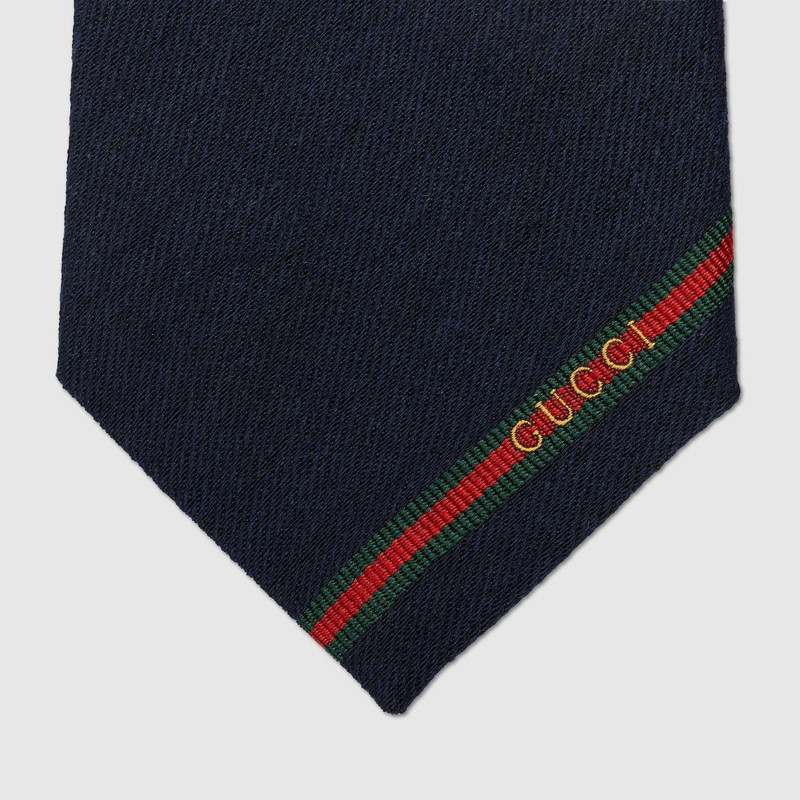 Silk viscose tie with Web 4