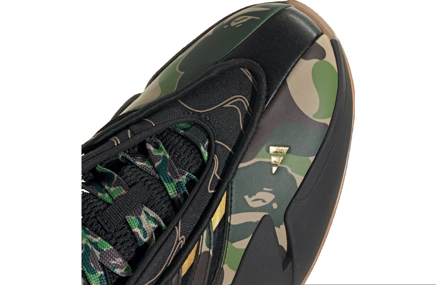 adidas x A Bathing Ape Dame 9 'Core Black Camo' JH6358 - 4