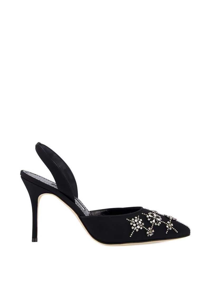 crystal-embellished stiletto pumps 1