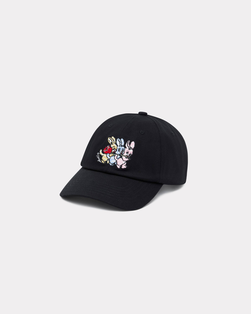 'KENZO Cartoon' embroidered cap in cotton 1