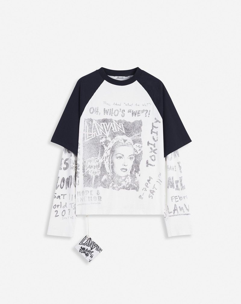 LANVIN X FUTURE LONG-SLEEVED PRINT T-SHIRT 1