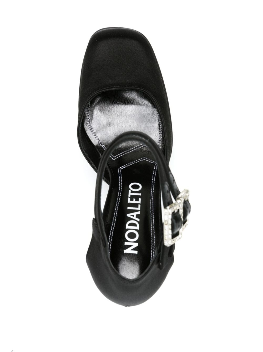 Angel Y 120mm satin pumps - 4