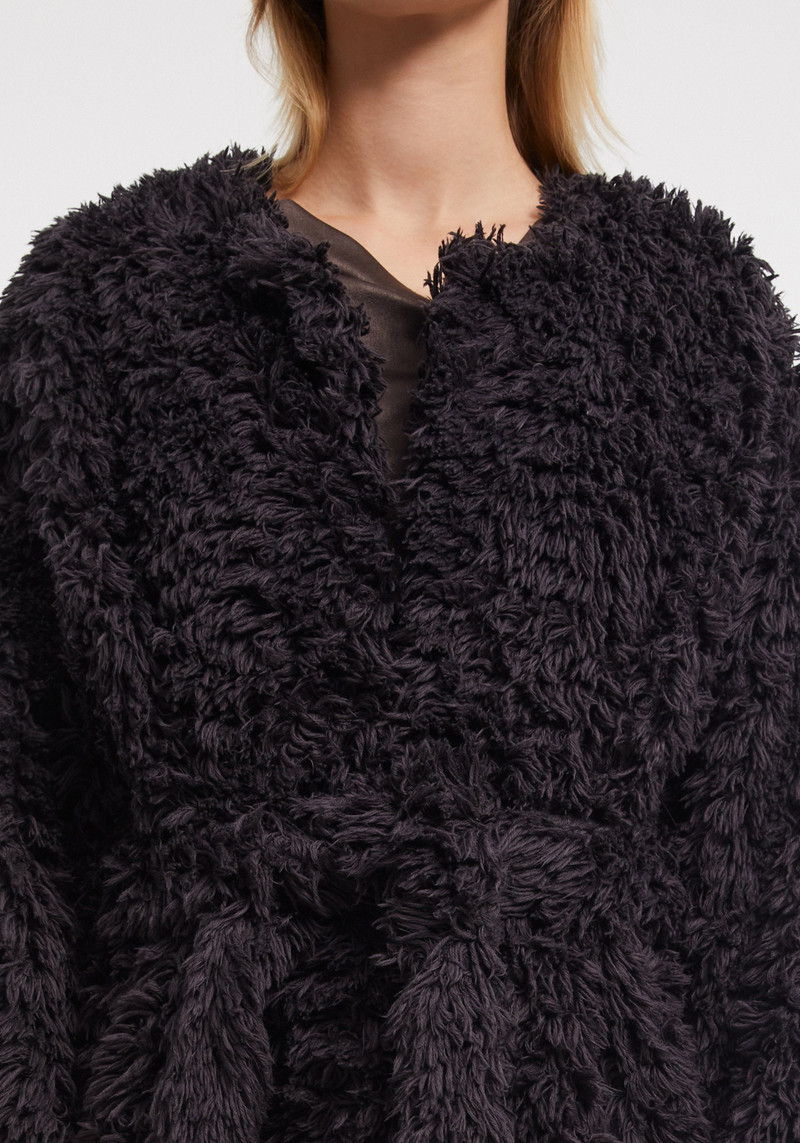 LETTY Organic faux-fur coat 4
