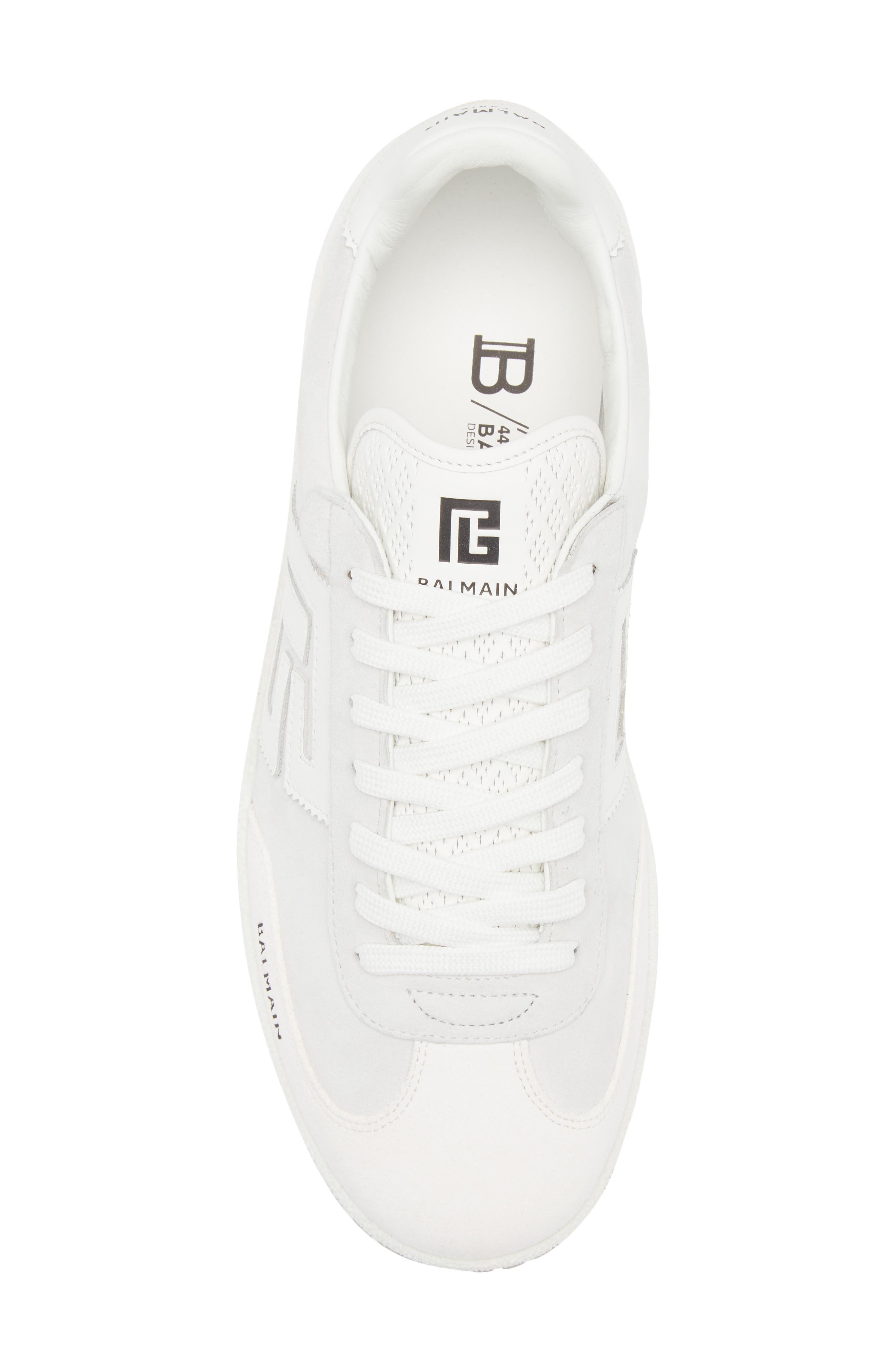 Balmain Swan Low Top Sneaker in 0Fa Blanc at Nordstrom - 5