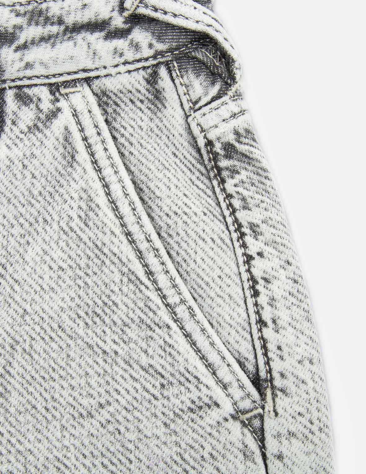 Distressed Bermuda Denim Shorts - 16