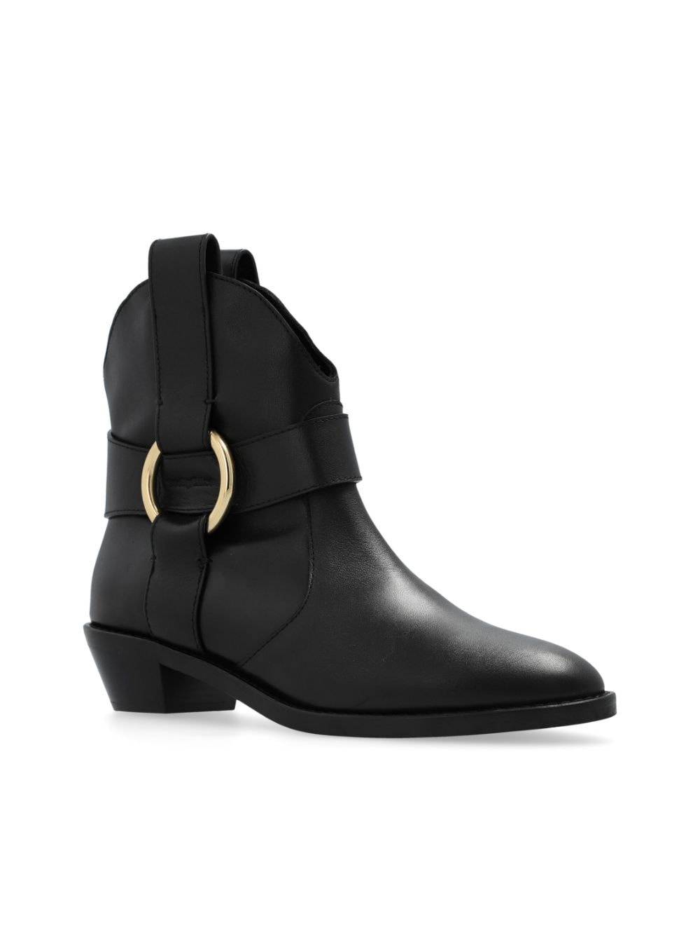 45mm ankle leather boots - 4